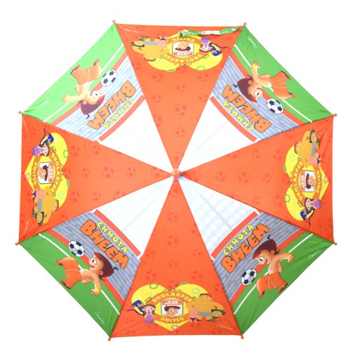 Chhota Bheem Umbrella Green and Orange